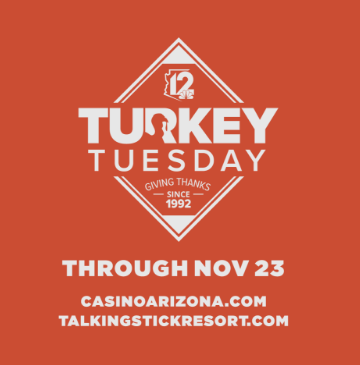 Turkey Tuesday - Through Nov 23